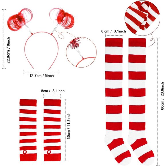 Women Tulle Tutu Costume Set Polyester Includes Skirt Socks Gloves Headband - Picture 2 of 6